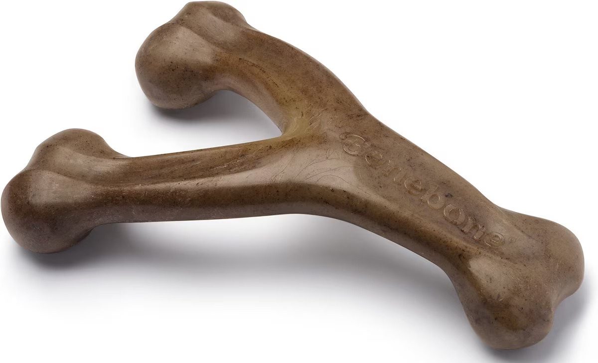 Benebone-Bacon-Flavor-Wishbone-Tough-Dog-Chew-Toy Benebone-Bacon-Flavor-Wishbone-Tough-Dog-Chew-Toy