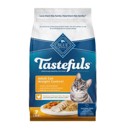 Blue Buffalo Tastefuls Weight Control Adult Dry Cat Food Blue Buffalo Tastefuls Weight Control Adult Dry Cat Food