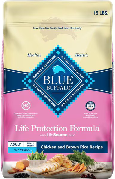 Blue Buffalo Life Protection Formula Small Breed Adult Chicken & Brown Rice Recipe Dry Dog Food Blue Buffalo Life Protection Formula Small Breed Adult Chicken & Brown Rice Recipe Dry Dog Food