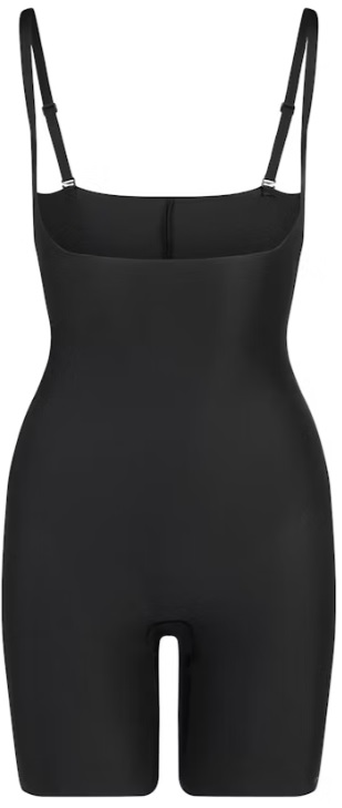 Breezies Wild Rose High Waisted Tummy Shaper Long Line Short