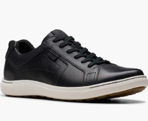Clarks Mapstone Lace-Up Leather Sneaker