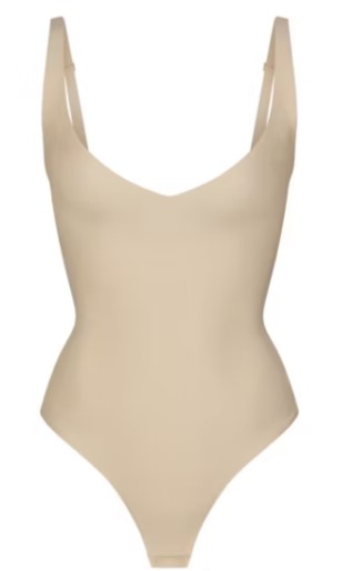 Core Sculpt Plunge Thong Bodysuit – Sand Core Sculpt Plunge Thong Bodysuit – Sand