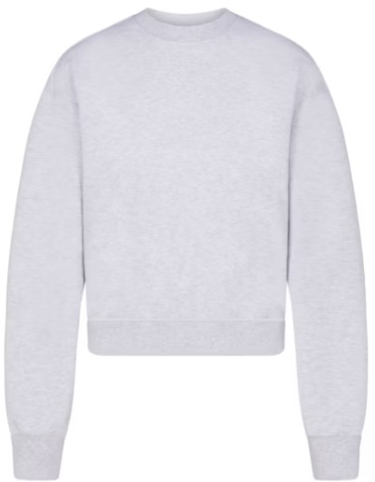 Cotton Fleece Classic Crewneck – Light Heather Grey Cotton Fleece Classic Crewneck – Light Heather Grey