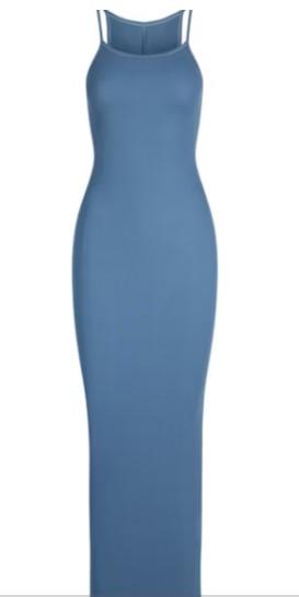 Cotton Rib Long Cami Dress – Harbor Cotton Rib Long Cami Dress – Harbor