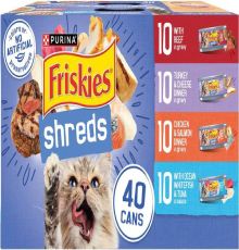 Friskies Shreds in Gravy Variety Pack Canned Cat Food