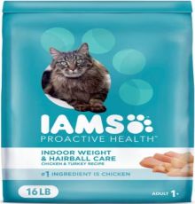Iams ProActive Health Indoor Weight & Hairball Care Adult Dry Cat Food Iams ProActive Health Indoor Weight & Hairball Care Adult Dry Cat Food