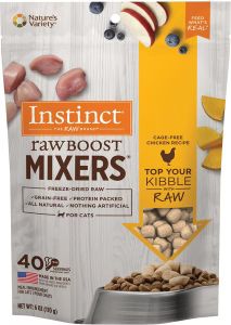 Instinct Raw Boost Mixers Grain-Free Chicken Recipe Freeze-Dried Cat Food Topper