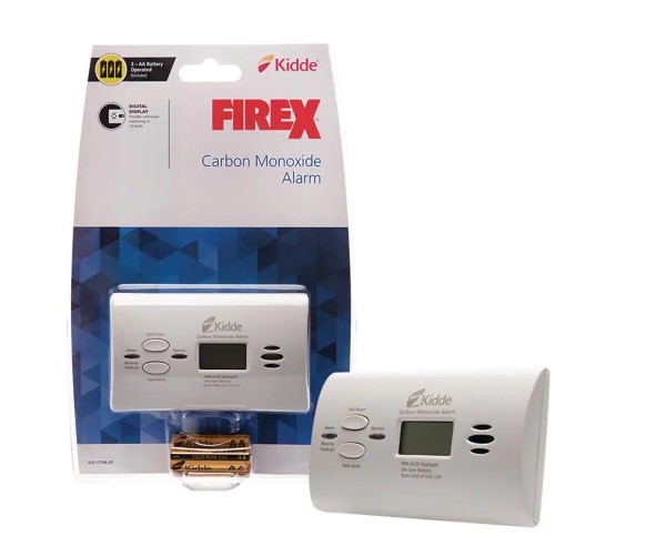 Kidde Firex Digital Carbon Monoxide Detector (Battery-Powered)