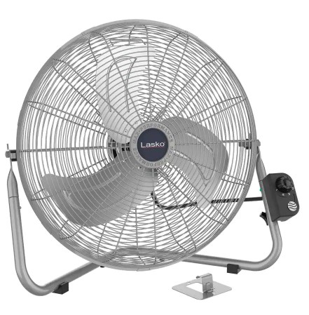 Lasko 20 in. High Velocity Floor Fan with QuickMount