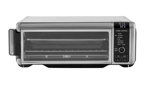 NINJA Foodi 8-in-1 Digital Air Fryer Toaster Oven (Black Stainless Steel)