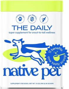 Native Pet The Daily Powder 11-in-1 Multivitamin Supplement for Dogs