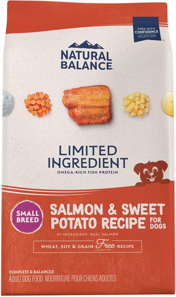 Natural Balance Limited Ingredient Grain-Free Salmon & Sweet Potato Small Breed Bites Recipe Dry Dog Food Natural Balance Limited Ingredient Grain-Free Salmon & Sweet Potato Small Breed Bites Recipe Dry Dog Food