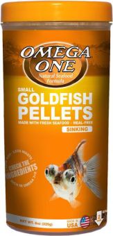 Omega One Small Sinking Goldfish Pellets Fish Food Omega One Small Sinking Goldfish Pellets Fish Food
