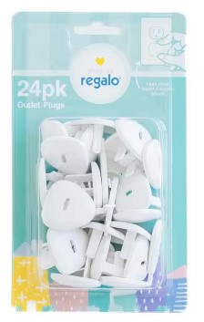 Regalo Home Safety Outlet Plugs (24-Pack)