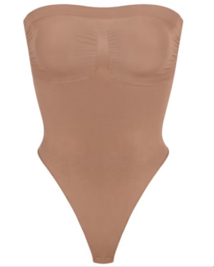 Seamless Sculpt Strapless Thong Bodysuit – Sienna
