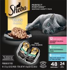 Sheba Perfect Portions Grain-Free Adult Wet Cat Food Trays
