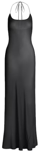 Sheer Cover-ups Long Halter Dress Sheer Cover-ups Long Halter Dress