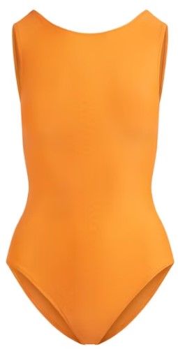 Signature Swim High Neck One Piece – Tangerine Signature Swim High Neck One Piece – Tangerine