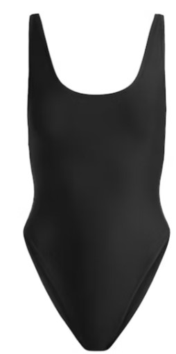 Signature Swim Scoop Neck One Piece – Onyx Signature Swim Scoop Neck One Piece – Onyx