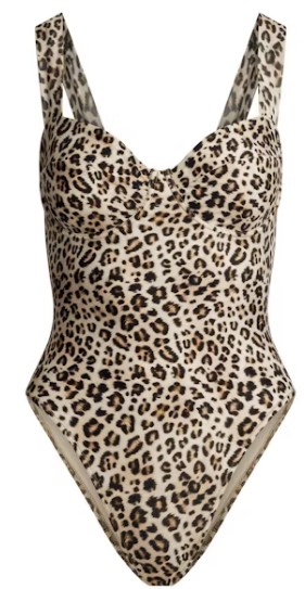 Signature Swim Underwire One Piece – Champagne Leopard Print Signature Swim Underwire One Piece – Champagne Leopard Print