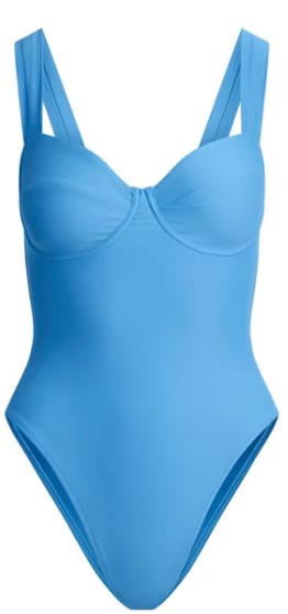Signature Swim Underwire One Piece – Tide Signature Swim Underwire One Piece – Tide