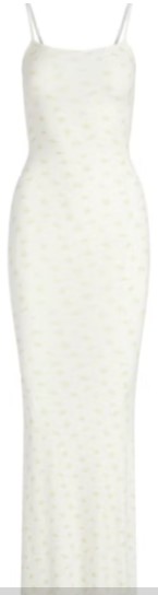 Soft Lounge Long Slip Dress – Marble Garden Print Soft Lounge Long Slip Dress – Marble Garden Print