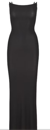 Soft Lounge Long Slip Dress – Onyx Soft Lounge Long Slip Dress – Onyx