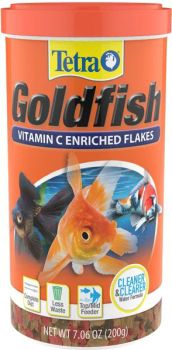TetraFin Goldfish Flakes Fish Food, 7.06-oz jar