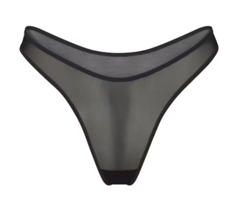 Ultra Fine Mesh Thong – Onyx