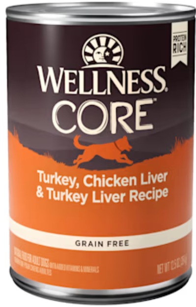 Wellness CORE Grain-Free Turkey, Pork Liver & Duck Formula Canned Dog Food