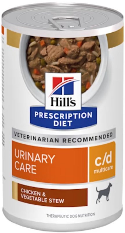 Hills Prescription Diet cd Multicare Urinary Care Chicken & Vegetable Stew Canned Dog Food