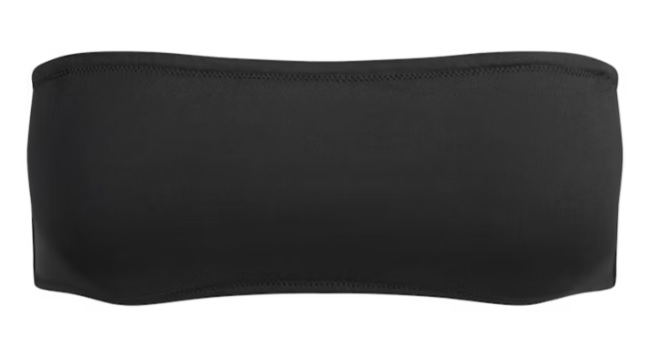 signature-swim-micro-bandeau-bikini-top-onyx Textured Bikini