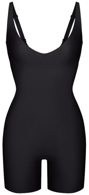 skims-body-core-sculpt-plunge-mid-thigh-bodysuit-onyx Core Sculpt Plunge Mid Thigh Bodysuit – Onyx