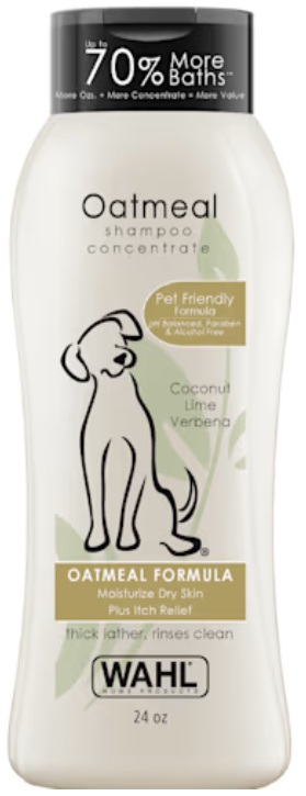 Wahl Oatmeal Formula Dog Shampoo, Coconut Lime Verbena Scent