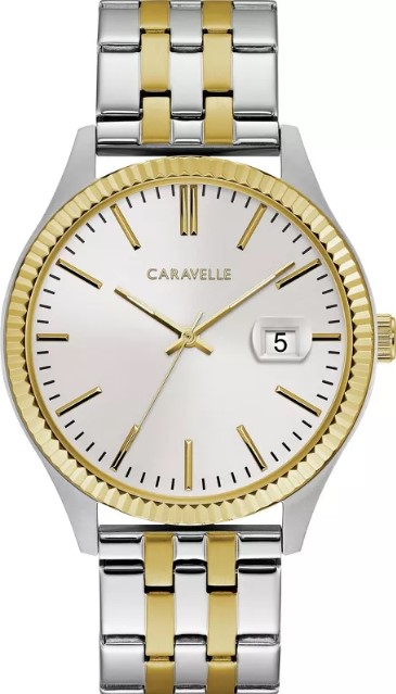 caravelle-designed-by-bulova-men-s-dress-3-hand-date-quartz-watch-coin-edge-bezel