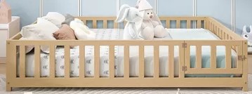 gdfstudio-grace-full-size-wooden-floor-bed-with-fence-and-door