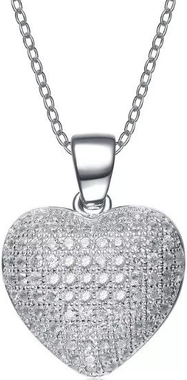 guili-sterling-silver-rhodium-plated-micro-set-heart-shape-drop-pendant-with-cubic-zirconia-for-a-glamorous-look-perfect-for-parties
