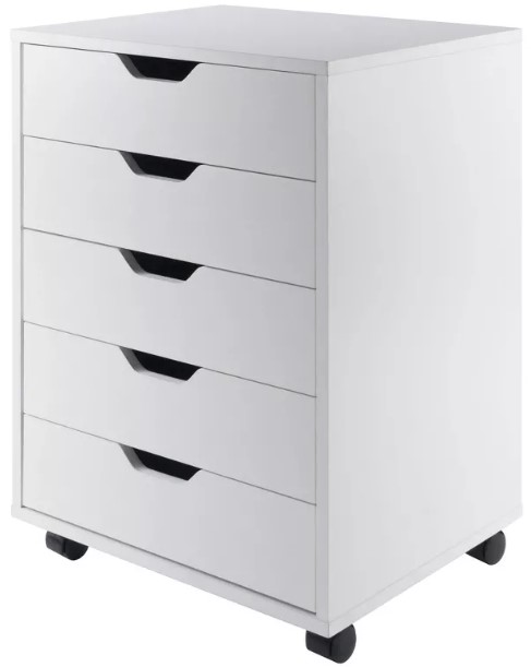halifax-5-drawer-cabinet-with-casters-white-winsome
