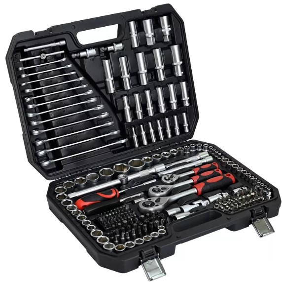 hanpure-216pcs-tool-kit-socket-wrench-set-portable-repair-tools-w-case-ratchet-wrenches-for-home-use-men-women