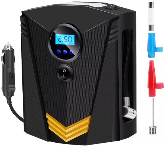inova-12v-dc-100w-digital-tire-inflator-150psi-with-lcd-display-20l-min-air-flow-for-fast-inflation-black