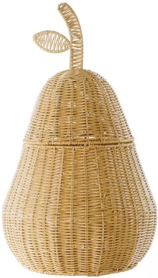 kaplan-early-learning-pear-washable-wicker-floor-basket