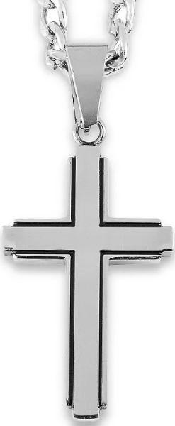 men-s-west-coast-jewelry-stainless-steel-black-inlay-cut-out-cross-pendant