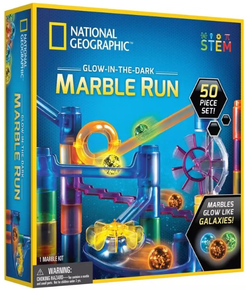 national-geographic-glow-in-the-dark-marble-run-50pc