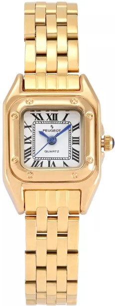 peugeot-womens-20x22mm-gold-tone-panther-link-bracelet-watch