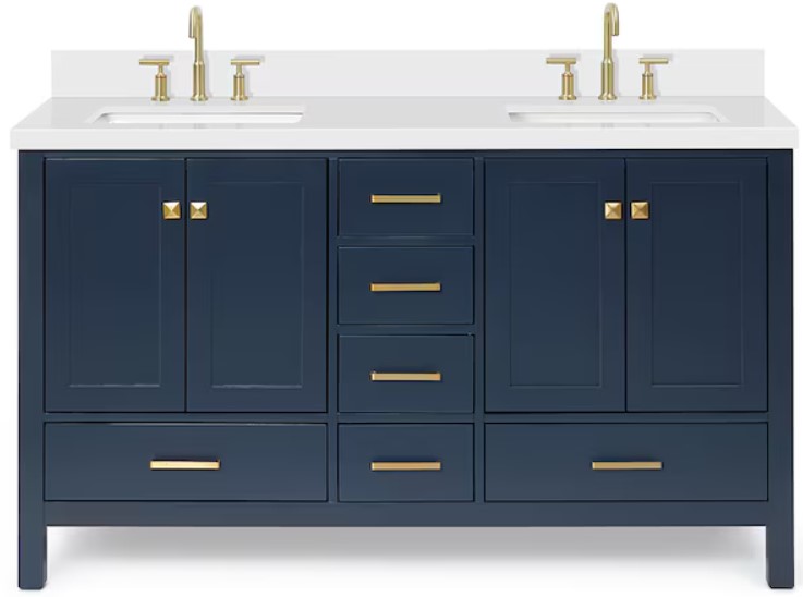 ARIEL-Cambridge-61-In-Double-Rectangle-Sink-Vanity-with-White-Quartz-Countertop-in-Midnight-Blue disney-junior-mickey-mouse-clubhouse-sing-along-songs-sound-book-by-pi-kids-mixed-media-product