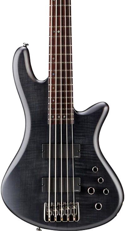 Stiletto-Studio-5-Bass-Satin-See-Thru-Black Made-in-USA-Raval-Top-Grain-Leather-Sofa-Bed