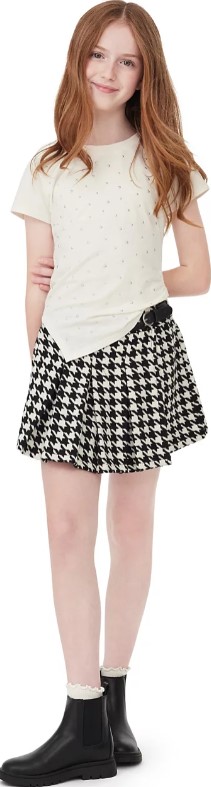 h-by-habitual-big-girls-pleated-with-buckle-skort Made-in-USA-Raval-Top-Grain-Leather-Sofa-Bed