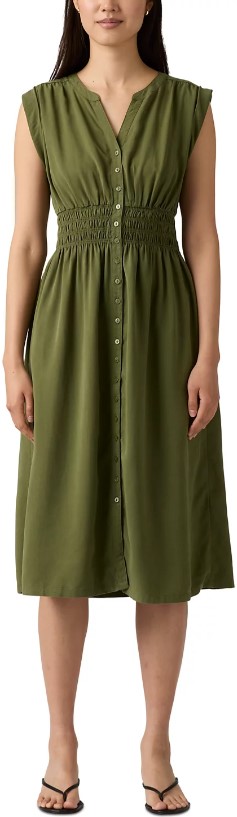 levis-womens-bettina-sleeveless-midi-dress Made-in-USA-Raval-Top-Grain-Leather-Sofa-Bed