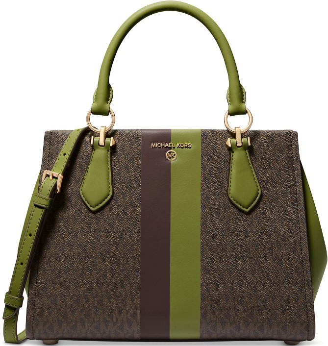 michael-michael-kors-logo-marilyn-medium-stripe-satchel national-geographic-kids-dangerous-dinosaurs-sound-book-by-pi-kids-mixed-media-product