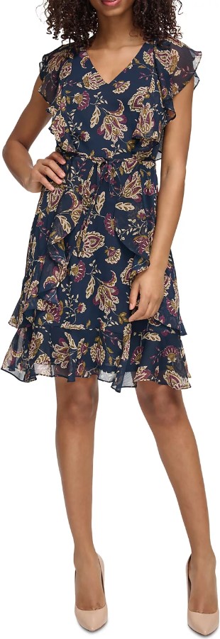 tommy-hilfiger-womens-printed-flutter-sleeve-ruffle-dress dr-seuss-s-abc-book-cd-beginner-books-read-along-book-audio-by-dr-seuss-mixed-media-product